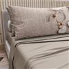 PETTI Artigiani Italiani - Lenzuola in Cotone con Federe in Stampa Digitale, Lenzuolo Una Piazza e Mezza, Completo Letto Fantasia 331 Fango Chiaro, 100% Made in Italy