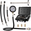 VEVOR Kit di Manometro per Compressione con 9 Adattatori Motori a Benzina Manometro 0-300 PSI, Manometro Misuratore Pressione Auto Strumento Diagnostico Cilindro Motore per Auto Moto Officina Garage