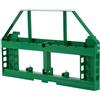 VEVOR Telaio per Forca per Pallet da 1270 mm per Minipala, Carico 1814 kg, con Ricevitore di Attacco da 50,8 mm, Manicotti per Lancia, Attacco a Sgancio Rapido per Trattore, Solo Telaio