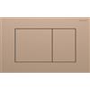 Geberit Placca Geberit Sigma40 Square Inox Oro Rosso Spazzolato Doppio Tasto | 115.629.QB.1 Inox oro rosso spazzolato