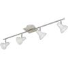 Eglo Leuchten my light Spot faretto a 4 luci Filipina1 vintage avorio 4XGU10 95645/20