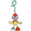 Playgro Dingly Dangly Mio Macaw Baby Toy - Interactive Sensory Development Toy, Crinkle Wings, Teether Foot - Easy Attach Clip - Infant Play Essential, Vibrant Colors