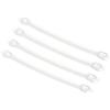 PATIKIL Tennis Smorzatore, 4pz Silicone Vibrazione Shock Ammortizzante Racchetta Corda Smorzamento, Bianco