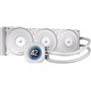 Corsair dissipatore Nautilus 360 RS LCD Bianco 3 ventole 2100 Giri/min