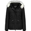 Geographical Norway Chester Lady - Giacca Donna Imbottita Calda Autunno-Invernale - Cappotto Caldo - Giacche Antivento A Maniche Lunghe e Tasche - Abito Ideale (Nero XL)