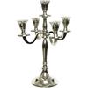 Christmas Decoration Candelabro 5 Bracci Alluminio 29,5cm