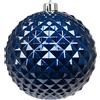ARPIMEX Sfera di Natale con Punte D 150 Mm Plastica Blu Scuro