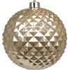 ARPIMEX Sfera di Natale con Punte D 150 Mm Plastica Beige