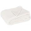 Bizzotto Plaid di Natale Champery 130 x 170 Cm Bianco
