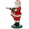 Bizzotto Babbo Natale Scott Stand con Vassoio H 61,2 Cm 29 x 40 Cm Poliresina Rosso