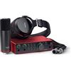FOCUSRITE SCARLETT STUDIO PACK BUNDLE ( 4TH GEN ) SCARLETT 2I2 + MICROFONO CM25 MKIII + CUFFIA SH4500 + CAVO + SOFTWARE QUARTA GENERAZIONE GENERATION MK4