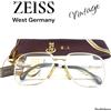 ZEISS occhiali Carat 5892 4100 RARE VINTAGE 70s 22k GOLD PLATED West GERMANY
