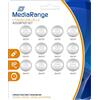 MediaRange Batterie Litio a bottone CR2016 CR2025 CR2032 CR2450 (12pz) MRBAT139