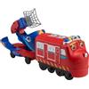 Chuggington Pop Rescue Wilson EU890201 | Giocattolo a sorpresa con treno trasformazione | Ruote girevoli | Scala 12,7 cm | Dai 3 anni in su, rosso