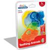 Clementoni Animali del Bosco, Gioco Dentizione Neonato , con Forme di Animali Differenti e Texture e Colori Diversi, Stimola Sviluppo Sensoriale,Baby Clementoni,Eta 3+ mesi