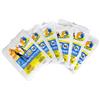 PENNELLIFICIO 2000 | Set 6 Teli Copritutto in Plastica, Teli Protettivi, Antigoccia, Protegge da Macchie di Pittura, Sporco, Umido, Misura: 4 x 4 Metri, 16 MQ, Grammatura: 195 gr - Made in Italy
