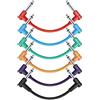 Donner - Cavo patch colorato per Effetto Pedale di Chitarra da 15 cm Confezione da 6