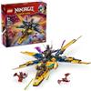 LEGO 71833 Ninjago Super Stormjet Toy Block 8 anni + robot da battaglia 510 p...