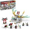 LEGO Ninjago Zen's Ice Dragon 71786 Blocco Giocattolo Presente Ninja Carrot D...