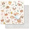 decalsweet Tappeto Gioco Bambini 127×127cm, Addensato 2cm Tappeto Gioco Neonato, Antiscivolo Tappeto Cameretta Bambina & Bambino, Pieghevole Tappeto Tummy Time Neonati (Animali Bohémien)