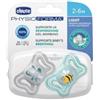 CHICCO SUCCHIETTTO LIGHT AZZ SILICONE 2-6 2PZ