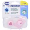 CHICCO SUCCHIETTO MICRO GIRL SILICONE 0-2 2P