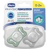CHICCO SUCCHIETTO MICRO LUMINOSO SILICONE 0-2 2P