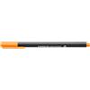 STAEDTLER penne arancio pastello Triplus fineliner, punta fine rinforzata in metallo 0.3 mm, fusto triangolare ergonomico, confezione da 10 fineliner, 334-43