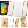 Get Trend Harry Potter Specchio Trucco, Vanità Compatto A Batteria Portatile Specchio da Tavolo con Luci per Viaggi e Camera da Letto (Multi/Harry Potter)