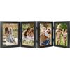 Getyjoe Cornice Foto Multiple 12.5x17.5cm per 4 Foto Pieghevole Portafoto da Tavolo per Foto Collage Cornice per la Decorazione Della Scrivania Della Parete di Foto di Famiglia