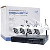 PNI Kit di videosorveglianza PNI House WiFi550 NVR 8 canali 1080P e 4 telecamere wireless da esterno 720P, P2P, IP66