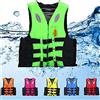 BZHIB Gilet Da Nuoto Regolabile Per Adulti, Giubbotto Galleggiante Da Nuoto Unisex Con Fischietto Di Salvataggio Per Sport Acquatici All'aperto Kayak Pesca Surf Snorkel Rafting (verde, L)