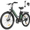 HITWAY Bicicletta Elettrica 26" Bici Elettrica Adulto City E-bike con Li-Batteria 36V/8,4Ah,Motore 250W,Max 25km/h,Fino a 35-70km,ebike Pedalata Assistita,Donna Uomo
