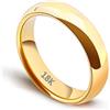 CXWK con Certificato Originale in Oro Bianco 18 carati Anello di Lusso Lab Diamond FEDI Nuziali da Sposa
