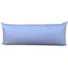 SpazioTessile Coppie Federe Flanella Tinta Unita 100% Cotone Made in Italy (Azzurro, 1 Federa 50x120)