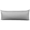 SpazioTessile Coppie Federe Flanella Tinta Unita 100% Cotone Made in Italy (1 Federa 50x120, Grigio)