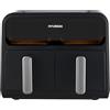 Hyundai Friggitrice ad aria senza olio 8 litri, Air Fryer HAF8000DD. 2400 W, 8 programmi, nero