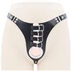 Kutocesy Ceinture Chasteté Cage De Chasteté Homme Auxiliaire Ceinture De Chasteté Homme Chastity Belt Cage à Pénis Sextoyse Couple Plaisir (Black)
