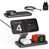 VOOMY 3-in-1 Caricatore Wireless 16 Pro Max/15/14/13/12, Stazione Ricarica Apple Watch e, caricatore wireless 15W, Apple Watch 10/9/Ultra/8/7/6/SE/5, Gadget Tecnologici