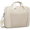 GAOCHY Borsa a Tracolla per Laptop da 15-16 Pollici, Borsa da Lavoro Resistente All'acqua, Compatibile con MacBook Pro 16, MacBook Air 15 M4 2025, 15,6 Pollici Aspire, Vivobook 16, Perla Bianco