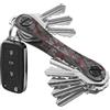 KeySmart Portachiavi - Organizzatore Compatto per Chiavi, Portachiavi Minimalista EDC senza Ingombri, Anello per Chiavi Auto (fino a 14 chiavi, Fibra di Carbonio Forgiata Rossa)