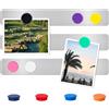 DUJEQM Lavagna Magnetica da Parete - 3 Pezzi Bacheca Magnetica con 10 Magneti Colorati, Strisce Magnetiche Autoadesivo Lavagna Magnetica Frigo per Calamite Calendari Fotografica Casa Ufficio Cucina