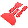 Harniruco Confezione da 3 coltelli per stucco in plastica: 3,8 cm, 7,6 cm, 15,2 cm, 3 coltelli per stucco