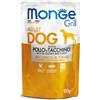 Monge Grill Bocconcini Con Pollo e Tacchino Bustine Da 100g Cani Adulti