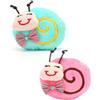 Nobleza Peluche Lumachina Verde o Rosa Ø 8cm Gioco per Gatti