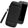 Omnpak Carrying Case for Nintendo Switch 2, Protective Hard Shell Case Pouch with Soft Lining 10 Card Slots Console Storage Case, Black