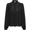 JdY Ellis L/S Lace Shirt Wvn Noos Camicia a Maniche Lunghe, Nero, 46 Donna