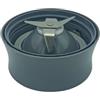 SPARES2GO Ciotola Con Manico Cromato Compatibile Con Kenwood AT647 KAH647PL Chef KMC010 - Ricambio Robot Da Cucina