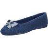 Manitu Home 340083-05, Ciabatte Donna, Blu 5, 35 EU