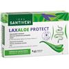 Santiveri Laxaloe Protect - Integratore per transito intestinale con aloe, 60 capsule vegetali